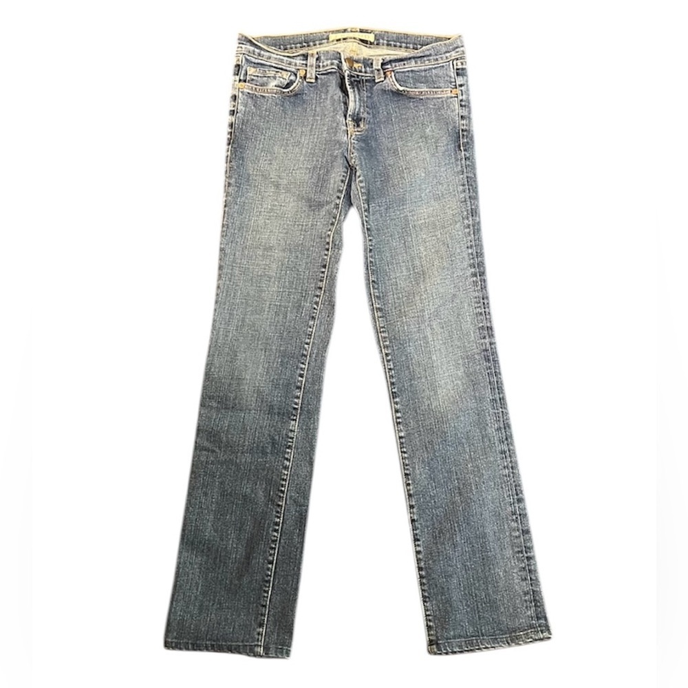 ANTHROPOLOGIE J Brand Denim 914 Cigarette Straight Jeans Low Rise Y2K Size 28